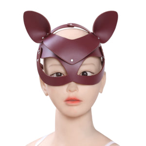 Eye Mask Leather BDSM Toy