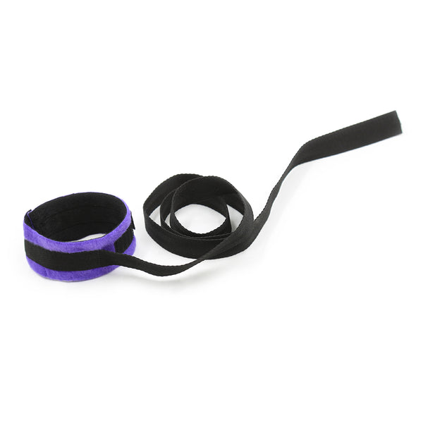 SM Polyester Blindfold Handcuff And Ankle Cuff