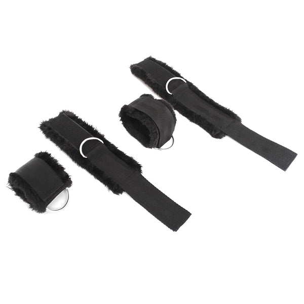 Nylon Long Velvet Bed Bondage Restraints