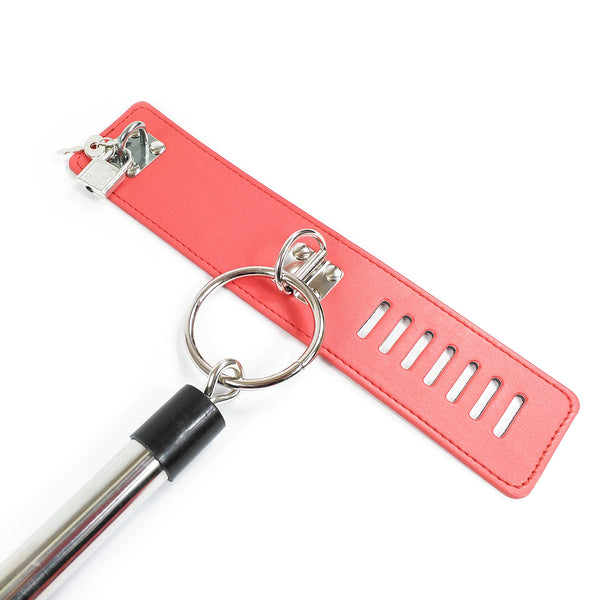 Barre d'écartement de bondage en métal avec attaches