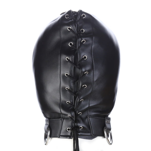 SM Black Hood Open Eyes Bondage Sex Good Adult