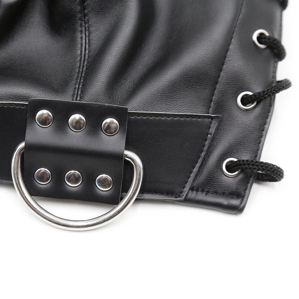SM Black Hood Open Eyes Bondage Sex Good Adult