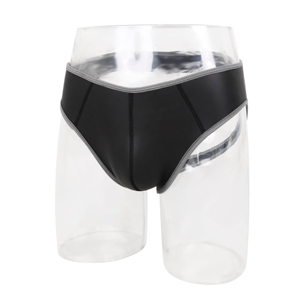 Culotte en néoprène noir avec bordure colorée Adult Play SM