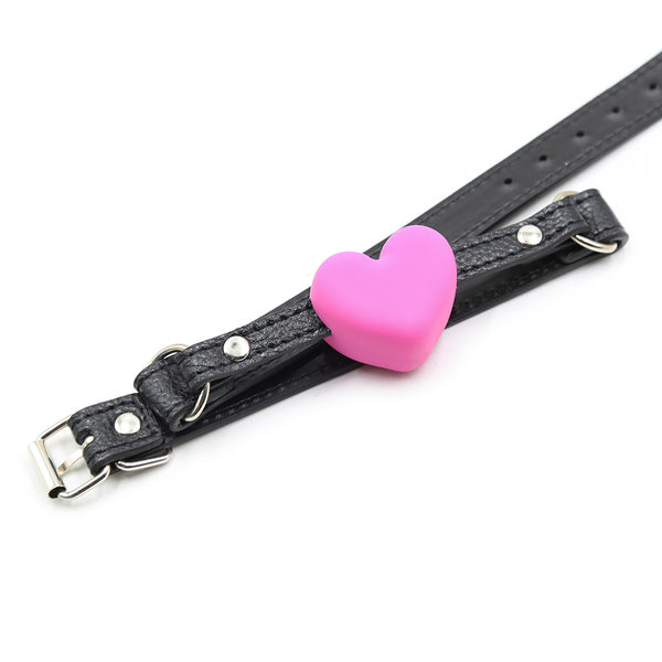 Mouth Ball Gag Sex Play  with Pu Silicone Metal Accessories Adult