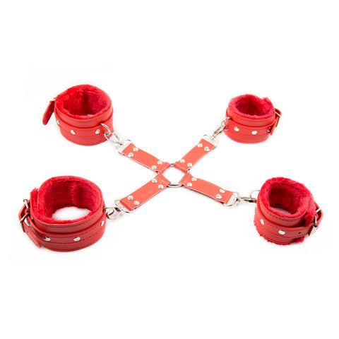 SM Hogtie Ankle Cuffs Wrist Restraints