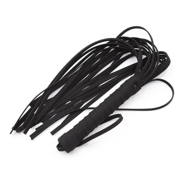 Flogger en simili-daim de 45 cm, accessoire sexuel pour jeux de couple