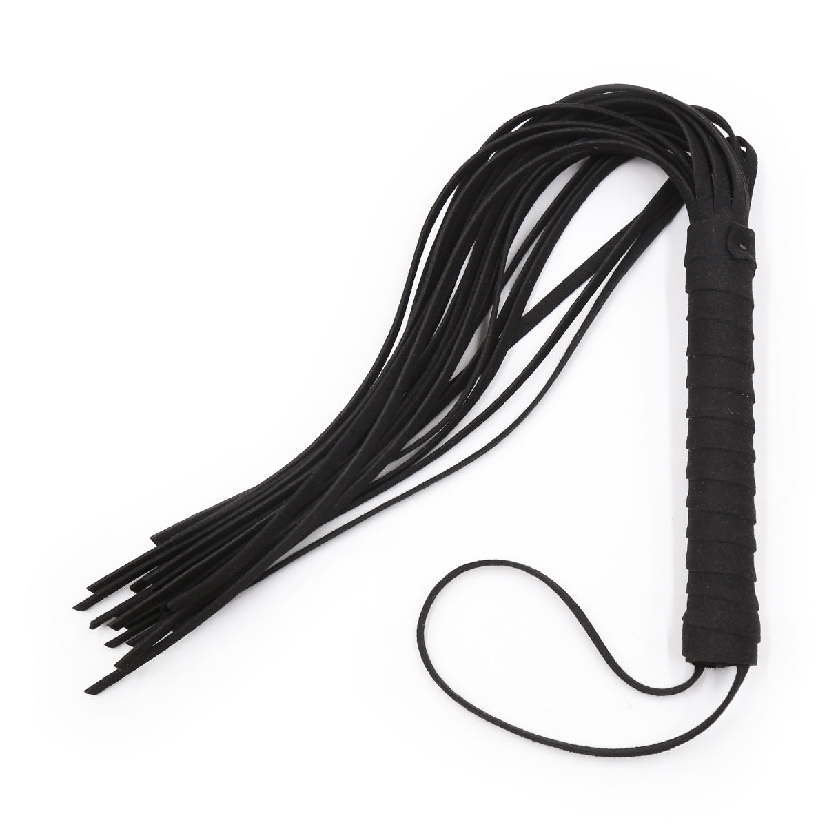 Flogger en simili-daim de 45 cm, accessoire sexuel pour jeux de couple