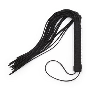 Flogger en simili-daim de 45 cm, accessoire sexuel pour jeux de couple