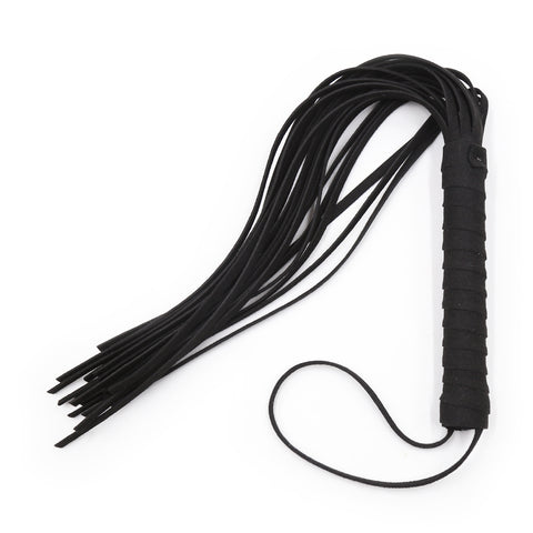 Flogger en simili-daim de 45 cm, accessoire sexuel pour jeux de couple