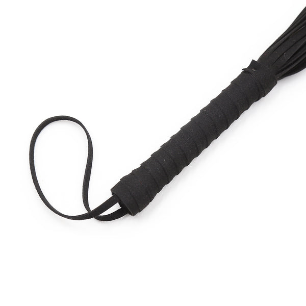 Flogger en simili-daim de 45 cm, accessoire sexuel pour jeux de couple
