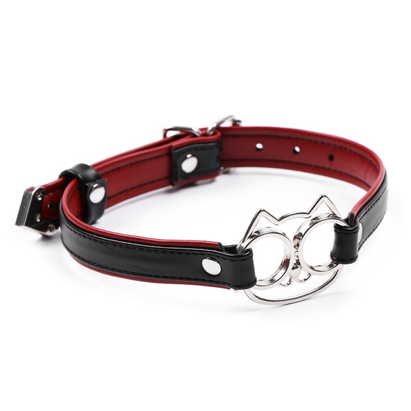 PU Bondage Collar Cat Shape Restraints