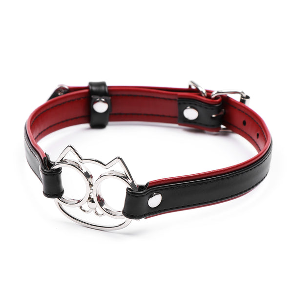 PU Bondage Collar Cat Shape Restraints