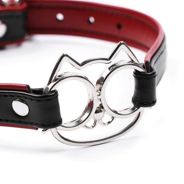 PU Bondage Collar Cat Shape Restraints