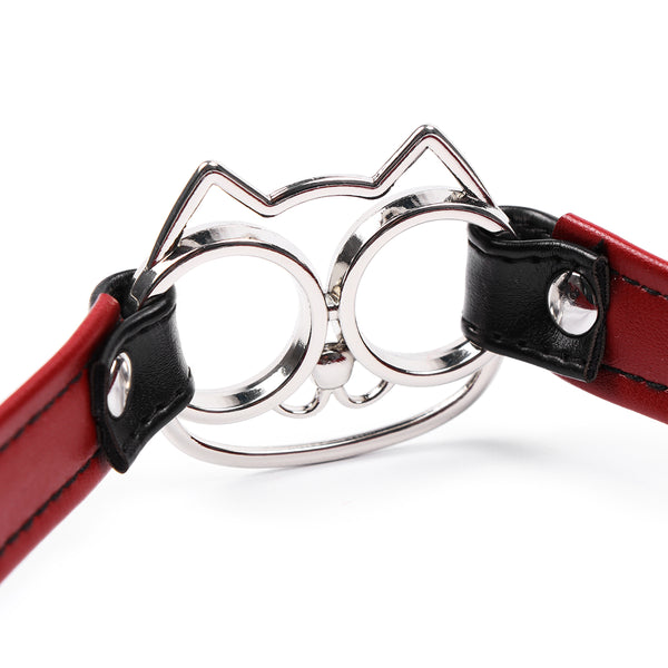 PU Bondage Collar Cat Shape Restraints