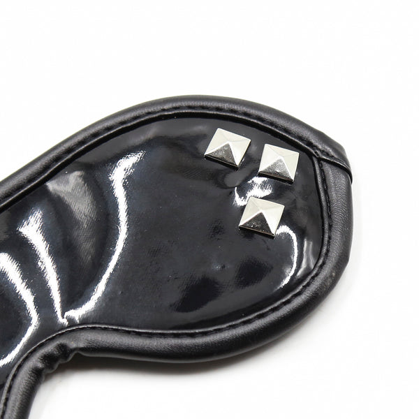 Eye Mask Pu Black SM Adult Play Toys