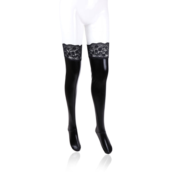 Collant en dentelle avec élasthanne antidérapant SM Play