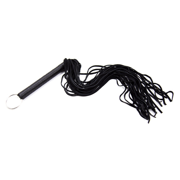 Flogger en cuir de 65 cm pour jeu BDSM