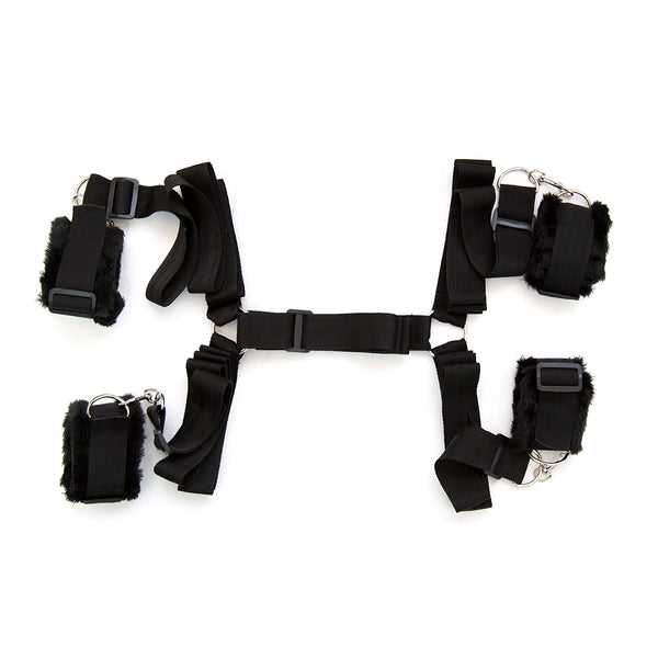 Long Velvet With Hog Tie Bed Bondage Restraints
