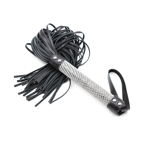 Flogger en cuir bling pour le plaisir sexuel des couples