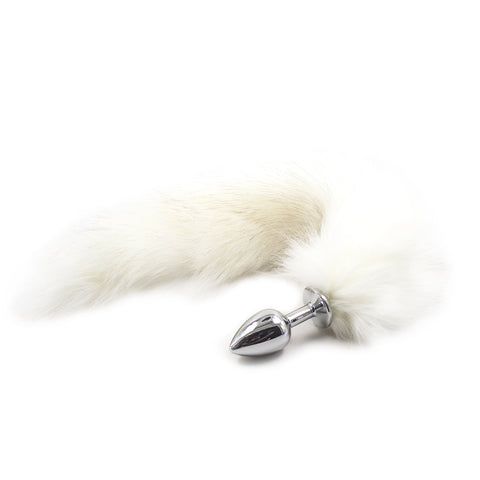 Faux Fur Fox Tail With Anal Plug
