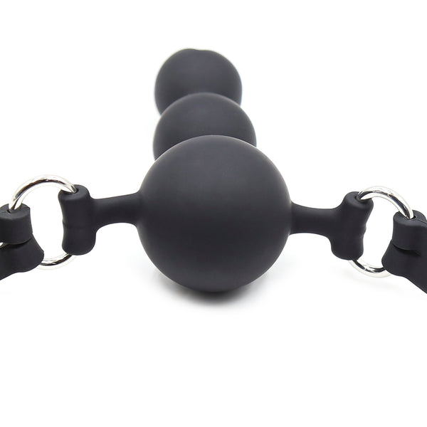 Mouth Gag with Dildo Silicone SM Adult Play Couple
