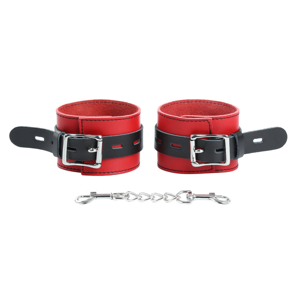 Menottes de cheville en cuir