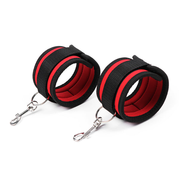 Neoprene Ankle Cuffs With Metal Accessories