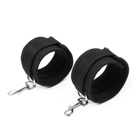 Neoprene Ankle Cuffs With Metal Accessories