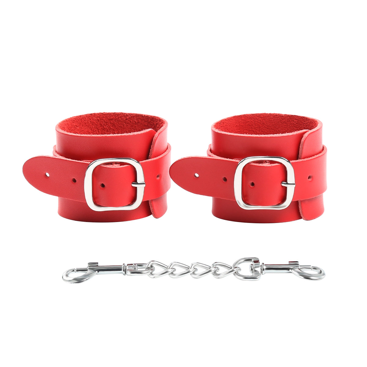 Menottes aux poignets en cuir, contraintes de bondage