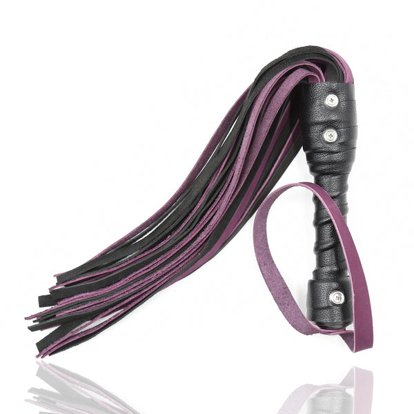 Fouet en cuir PU pour jeux de couple