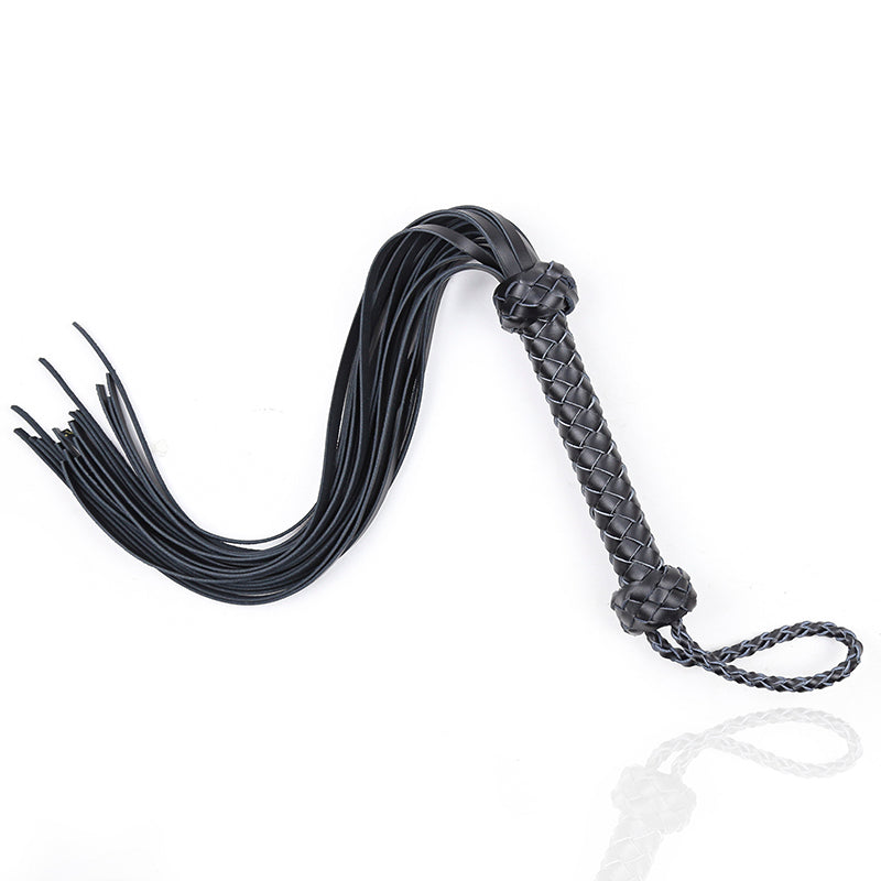 Fouet en cuir de 71,5 cm pour jeux pour adultes