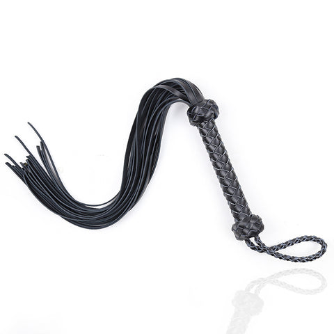 Fouet en cuir de 71,5 cm pour jeux pour adultes