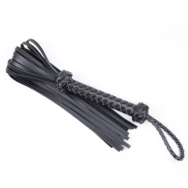 Fouet en cuir de 71,5 cm pour jeux pour adultes