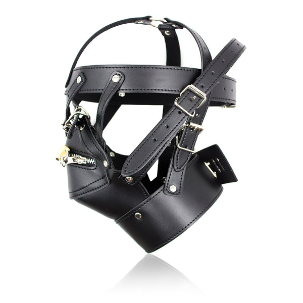 Dark Hood BDSM Restraints Couple Comfortable Play