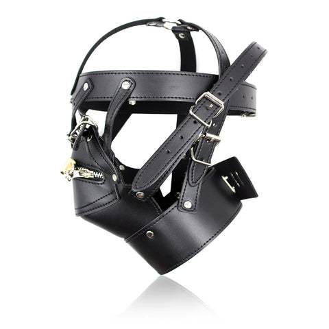 Dark Hood BDSM Restraints Couple Comfortable Play