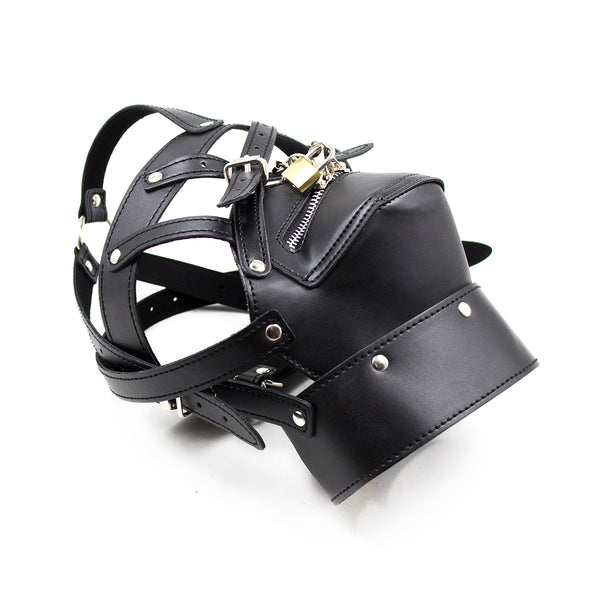 Dark Hood BDSM Restraints Couple Comfortable Play