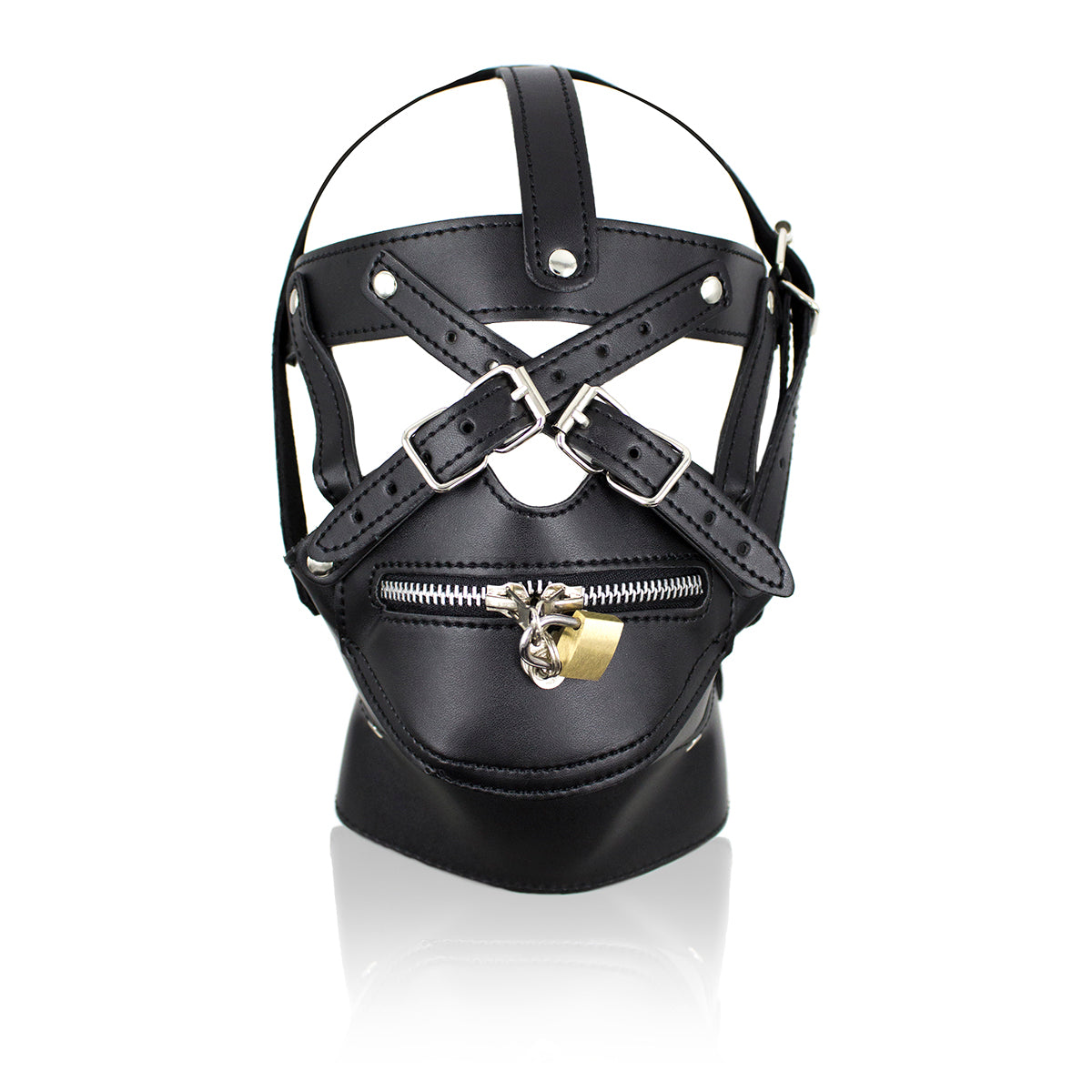 Dark Hood BDSM Restraints Couple Comfortable Play