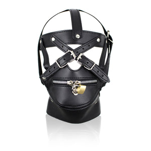 Dark Hood BDSM Restraints Couple Comfortable Play