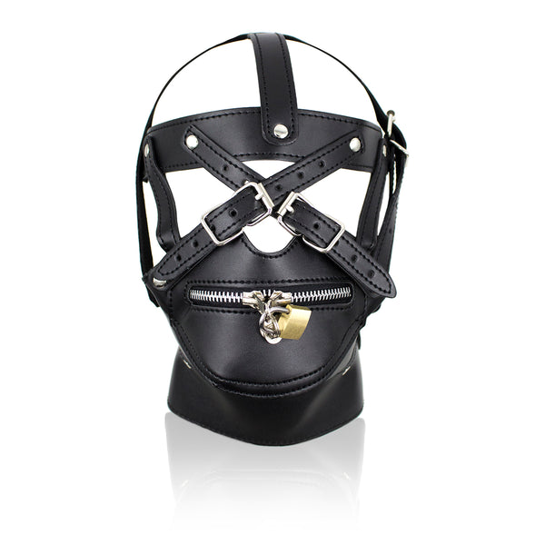 Dark Hood BDSM Restraints Couple Comfortable Play