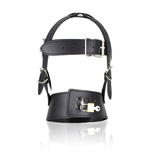 Dark Hood BDSM Restraints Couple Comfortable Play
