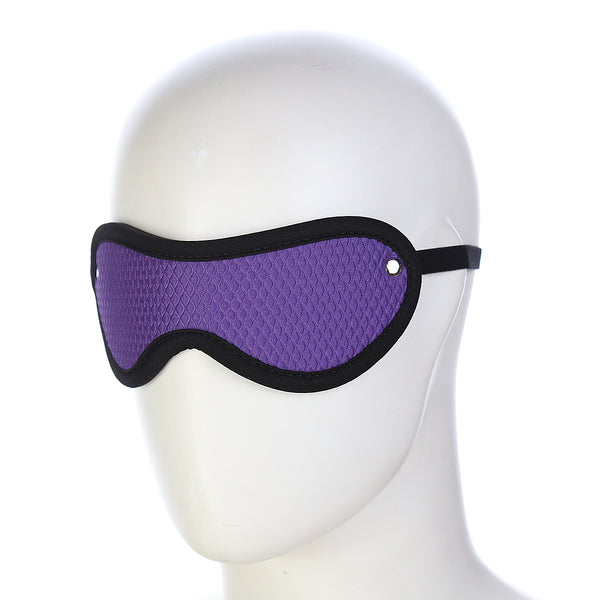 Blindfold Pu SM Purple Adult Play  Sex Good