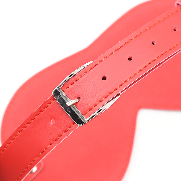 Blindfold Pu SM Red Adult Play  Sex Good