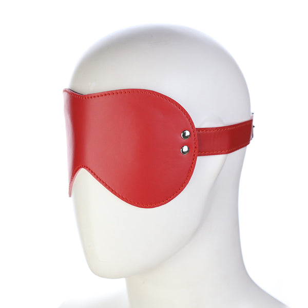 Blindfold Pu SM Red Adult Play  Sex Good