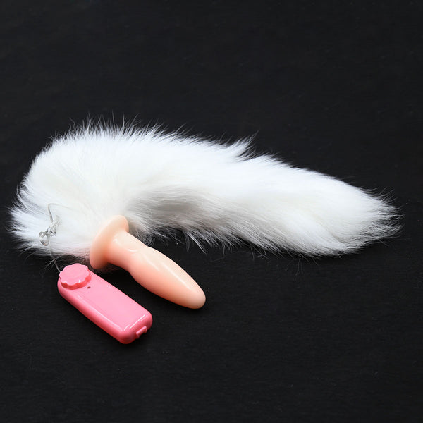 Fox Tail With Vibrating Plug