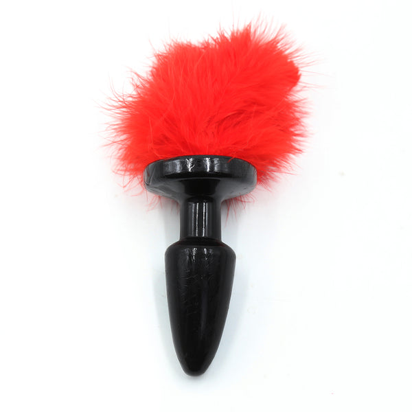 Rabbit Tail  with TPR Plug