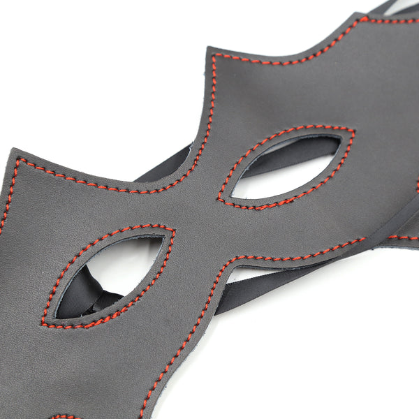 Polyester Blindfold  Leather SM Adult Play Sex Game