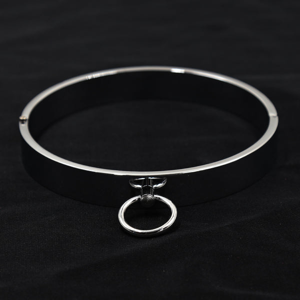 BDSM Metal Neck Collar Restraints