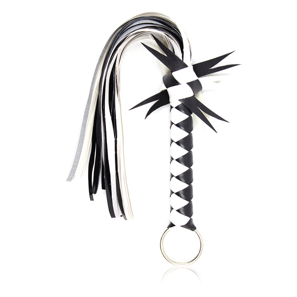 Fouet en cuir de 45 cm, outils sexuels pour adultes