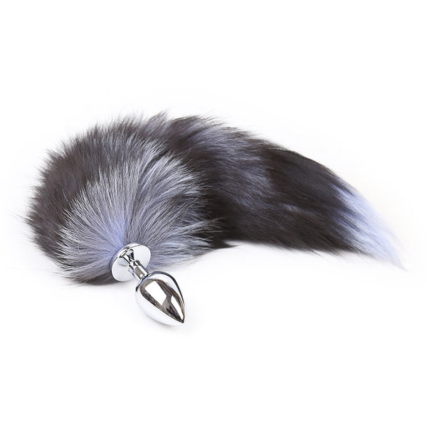 Fox Tail with Metal Anal Plug