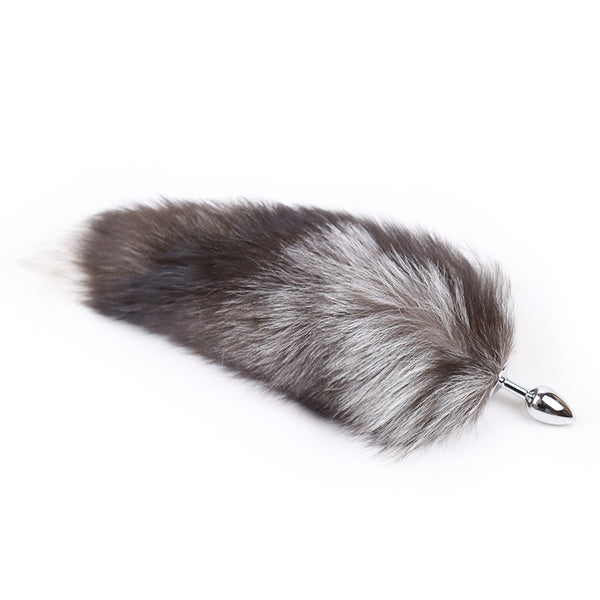 Fox Tail with Metal Anal Plug
